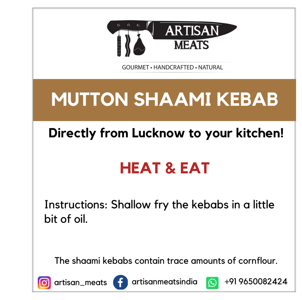 Mutton Shaami Lucknawi Mutton Shaami Kebabs – Artisan Meats