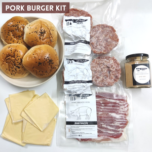 Pork Burger Kit- 4 burgers